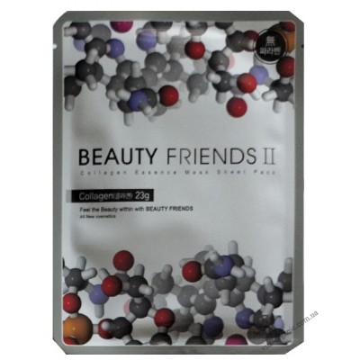 Маска тканевая для лица с коллагеном Beauty Friends